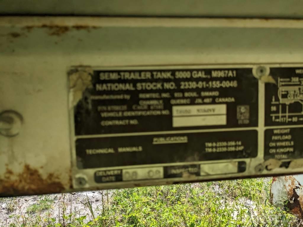 Remtec m67a1 Cisternové prívesy