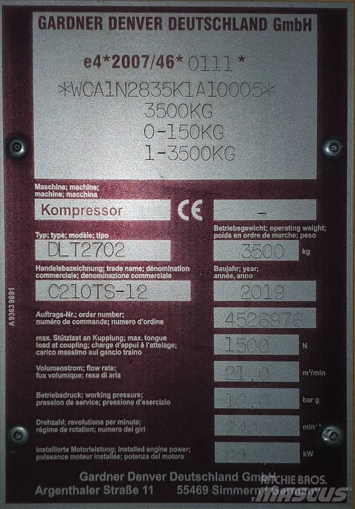 Compair C210 TS-12 Kompresory