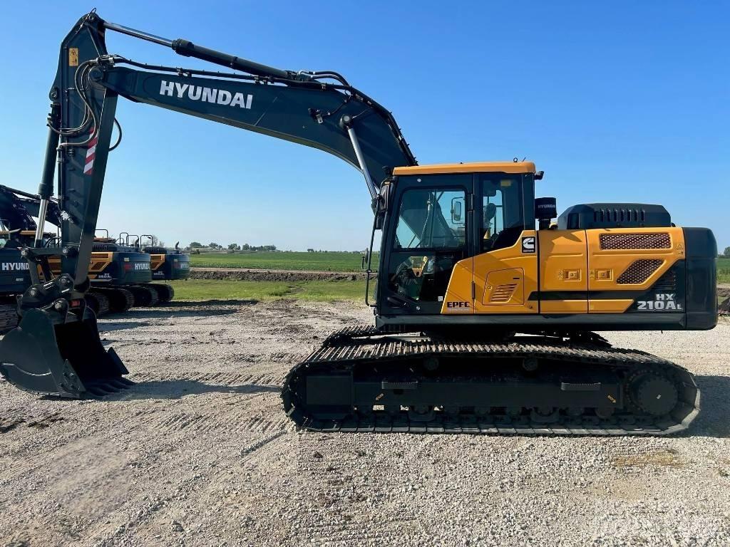 Hyundai HX210 Pásové rýpadlá