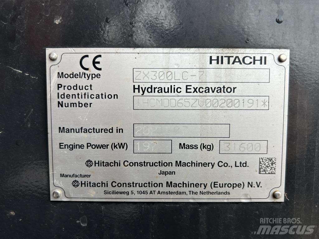 Hitachi ZX300LC-7 Pásové rýpadlá