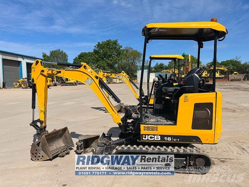 JCB 16 C-1 Mini rýpadlá < 7t