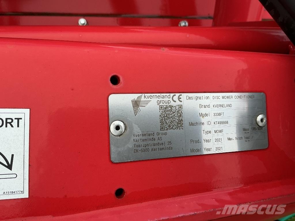 Kverneland 3336 FT Žací stroj-kondicionér