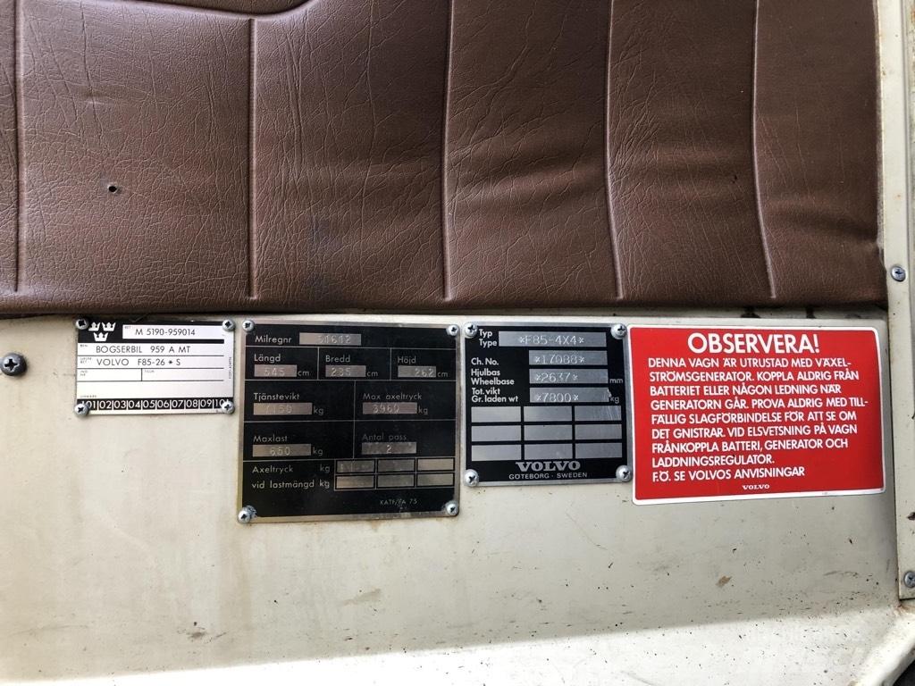 Volvo F85 Ďalšie nákladné vozidlá