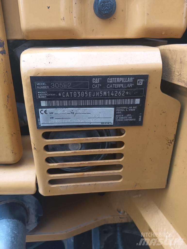 CAT 305 E CR Mini rýpadlá < 7t