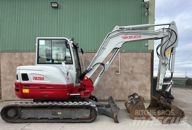 Takeuchi TB 260 Mini rýpadlá < 7t