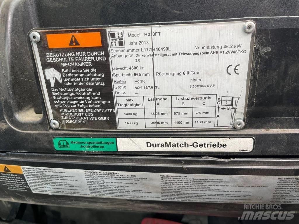 Hyster H 30 FT LPG vozíky