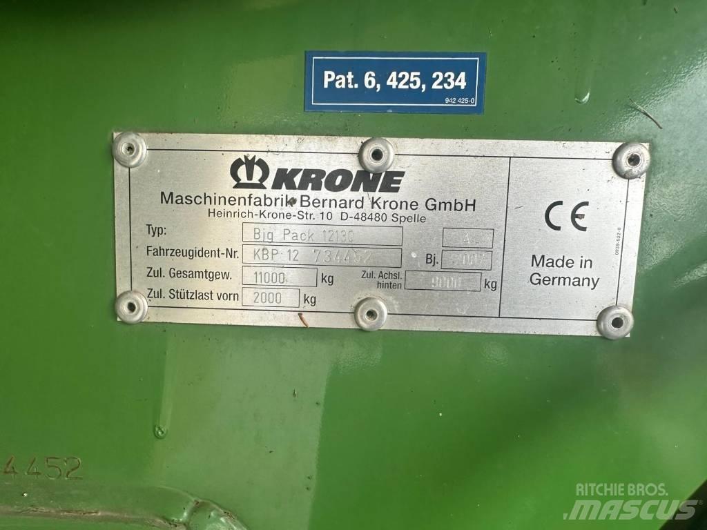 Krone Big Pack 12130 Lisy na hranaté balíky