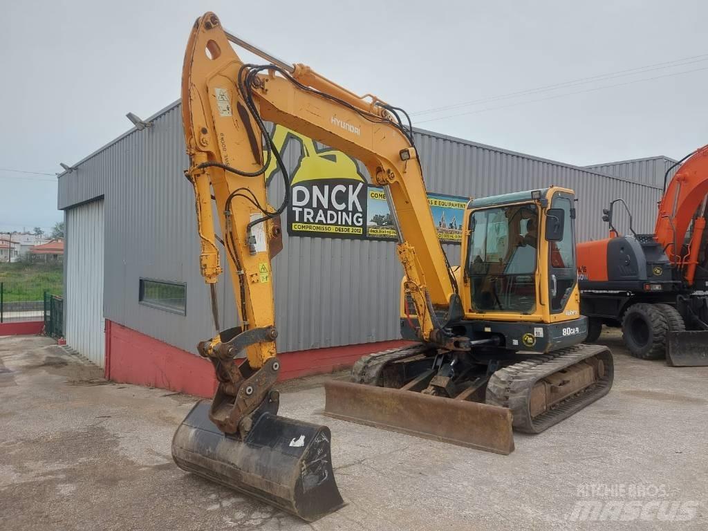 Hyundai R 80 CR Midi rýpadlá 7 t - 12 t