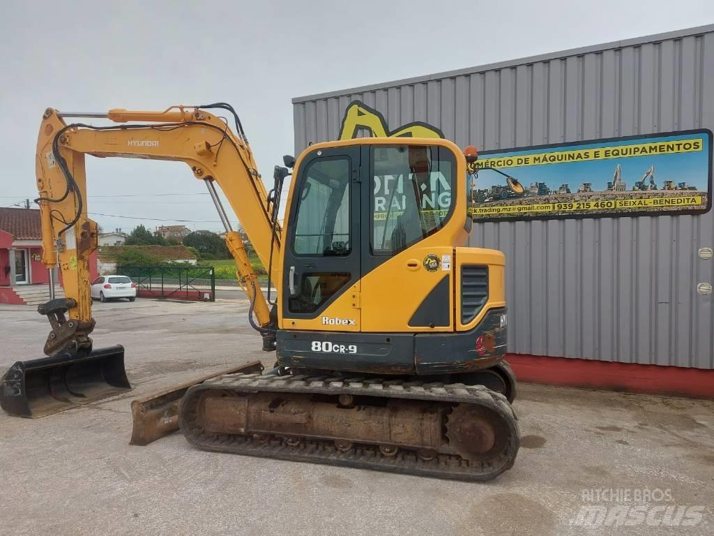 Hyundai R 80 CR Midi rýpadlá 7 t - 12 t