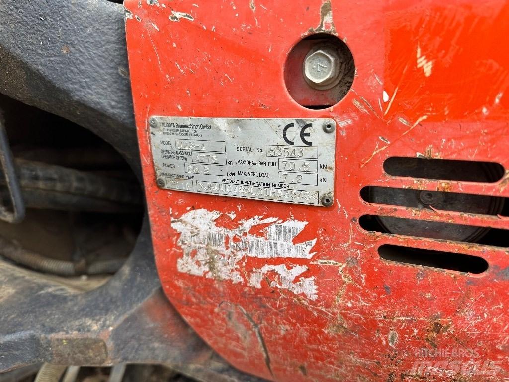 Kubota KX 048-4 Mini rýpadlá < 7t