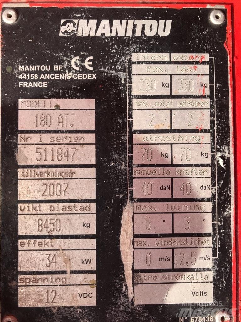 Manitou 180 ATJ Kĺbové plošiny