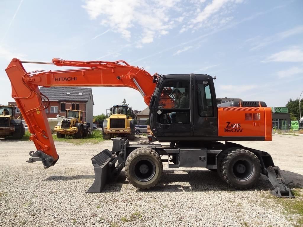 Hitachi ZX 160 W Kolesové rýpadlá