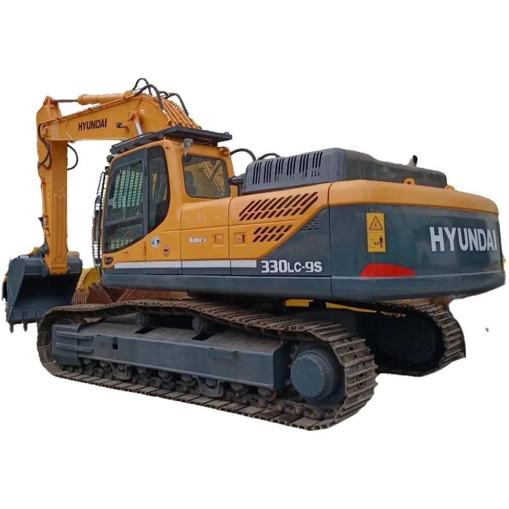 Hyundai 330LC-9T Pásové rýpadlá
