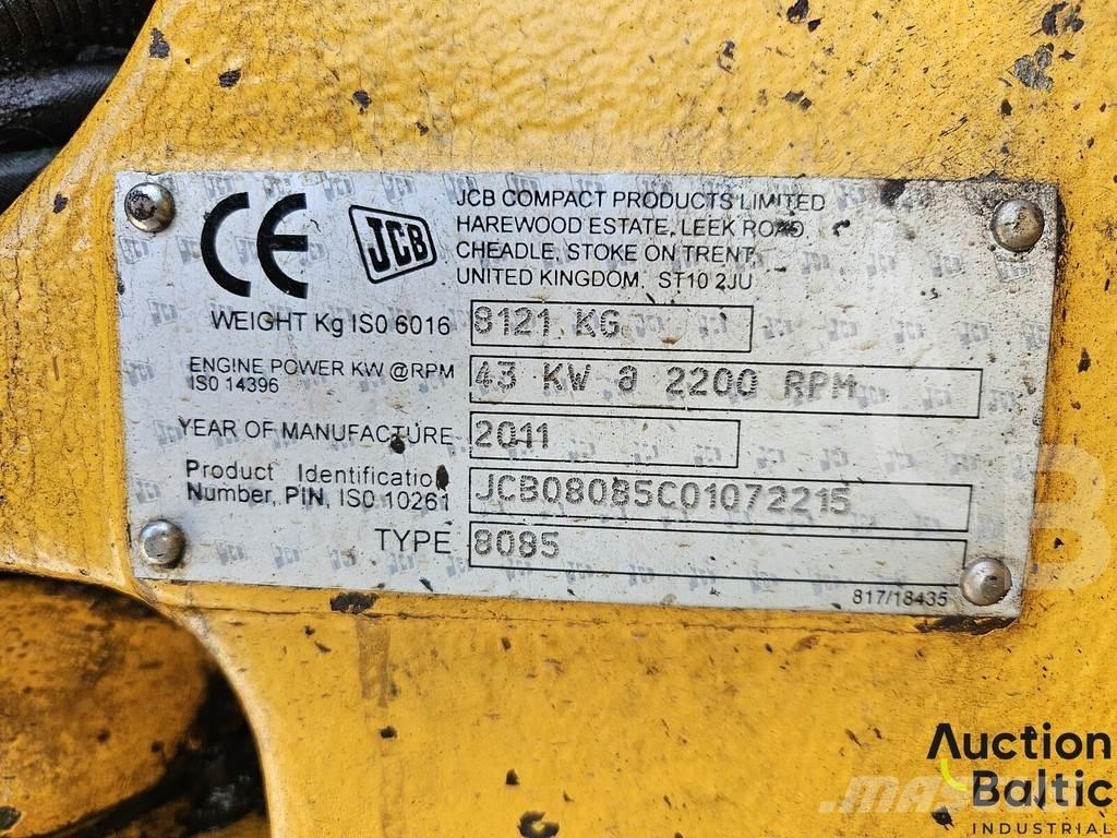 JCB 8085 Midi rýpadlá 7 t - 12 t