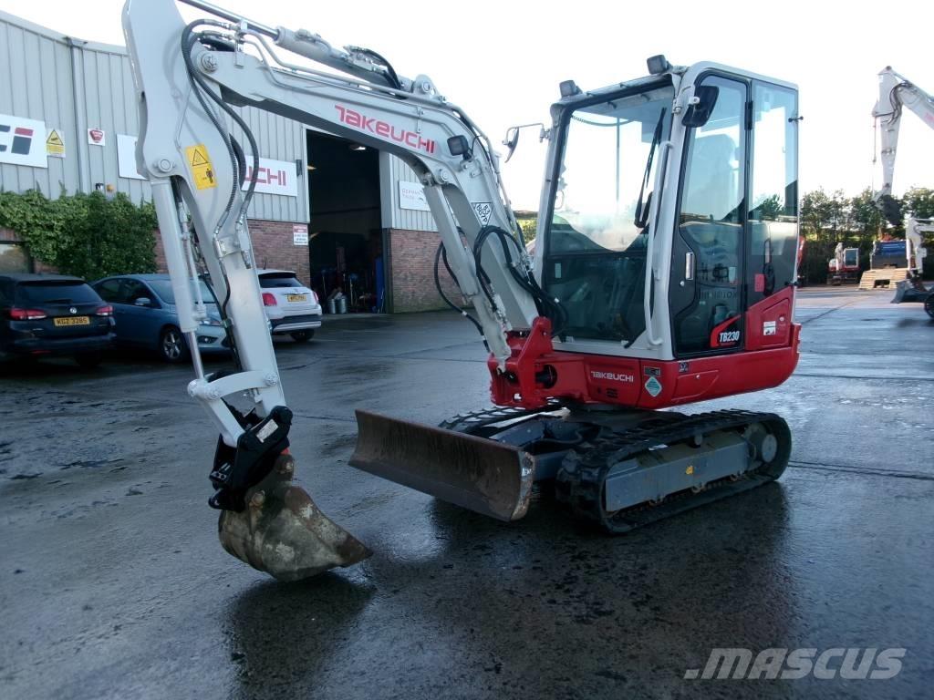 Takeuchi TB 230 Mini rýpadlá < 7t