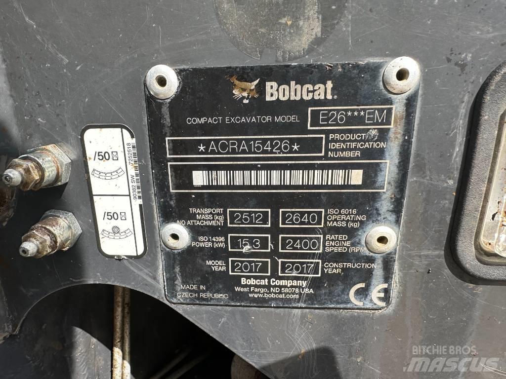 Bobcat E 26 Mini rýpadlá < 7t