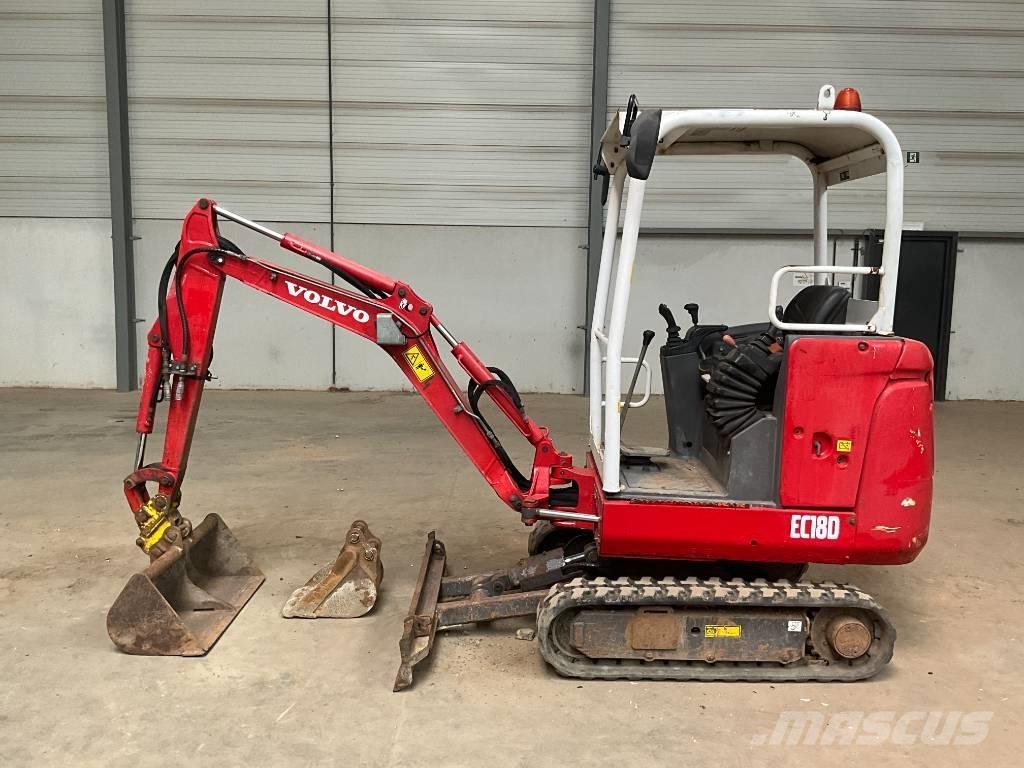 Volvo EC 18 D Mini rýpadlá < 7t