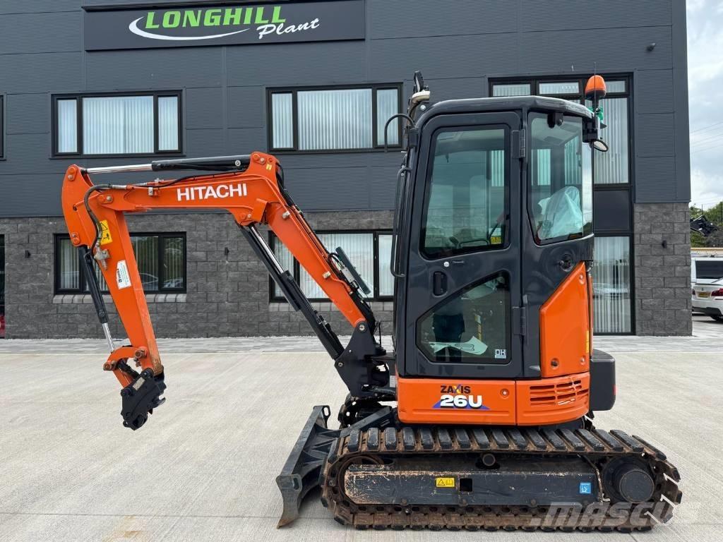 Hitachi ZX 26 U-6CLR Mini rýpadlá < 7t