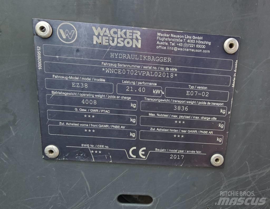 Wacker Neuson EZ 38 Mini rýpadlá < 7t