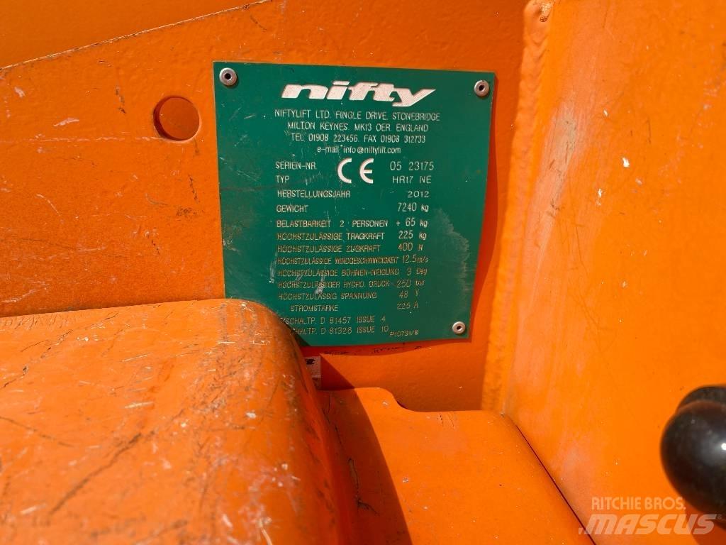 Niftylift HR 17NE Kĺbové plošiny