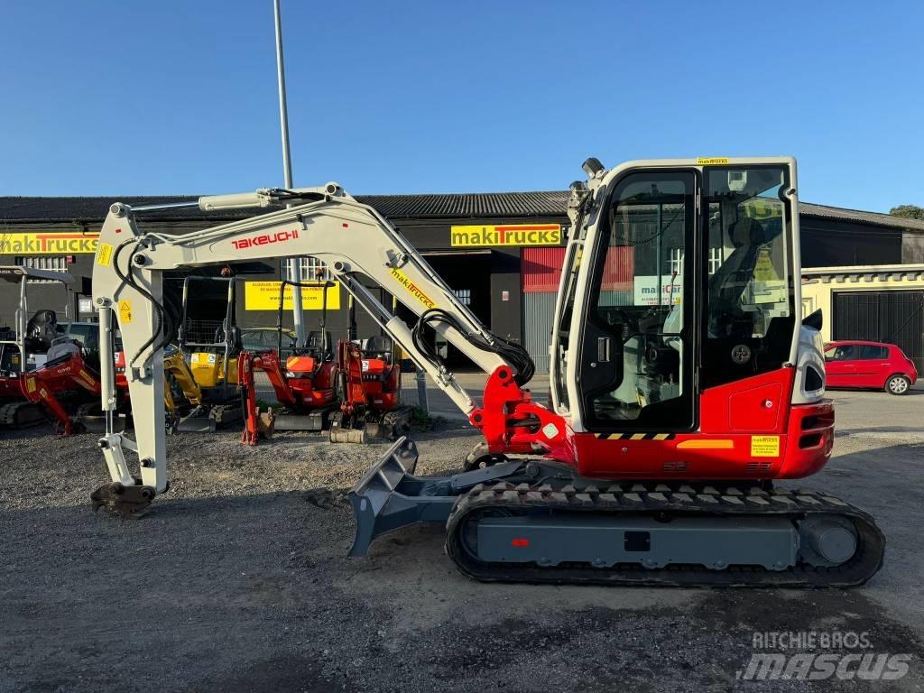 Takeuchi TB 260 Mini rýpadlá < 7t