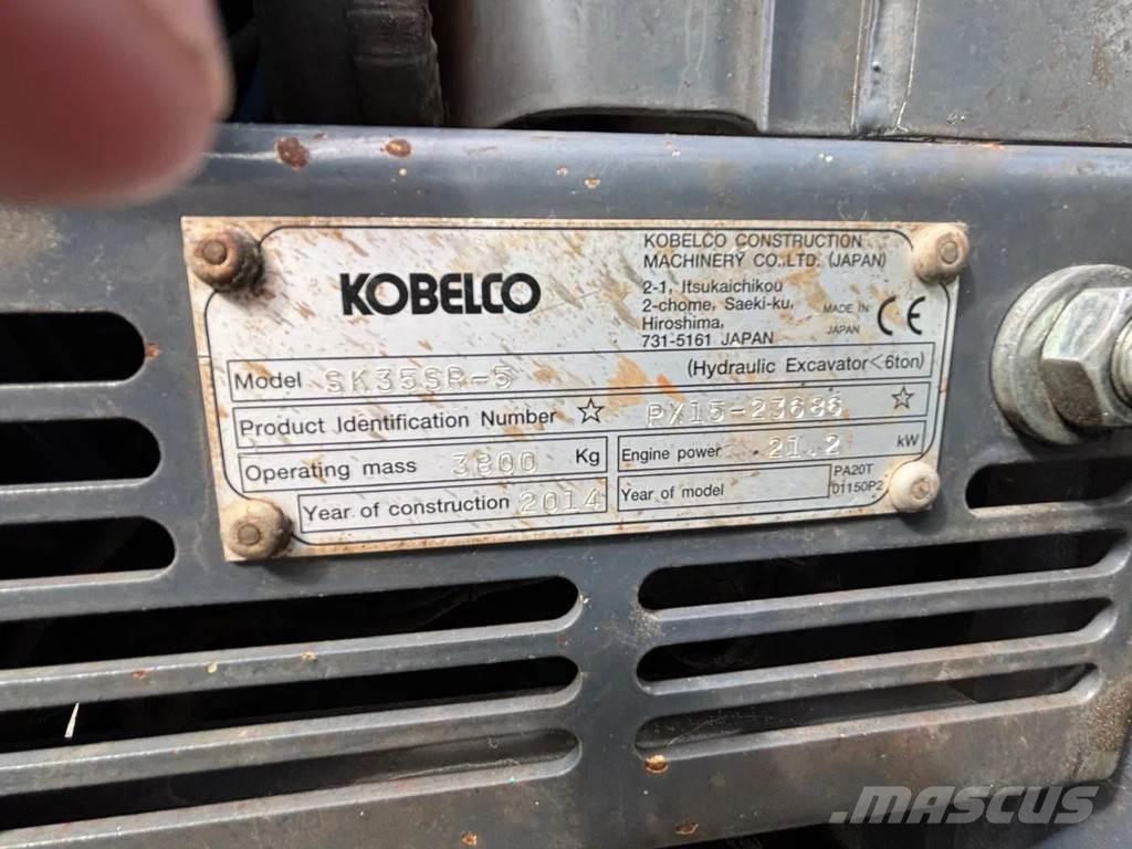 Kobelco SK35SR-5 Mini rýpadlá < 7t