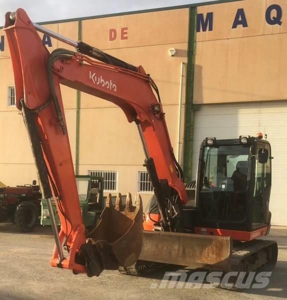 Kubota KX 080-4 Midi rýpadlá 7 t - 12 t