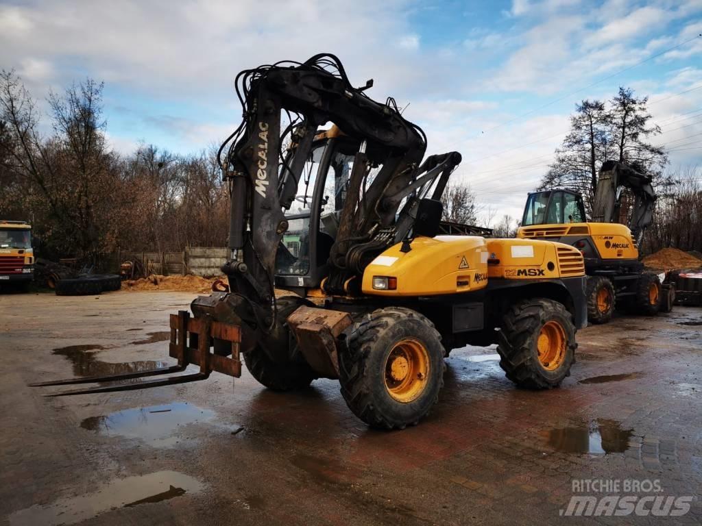 Mecalac 12 M SX Kolesové rýpadlá