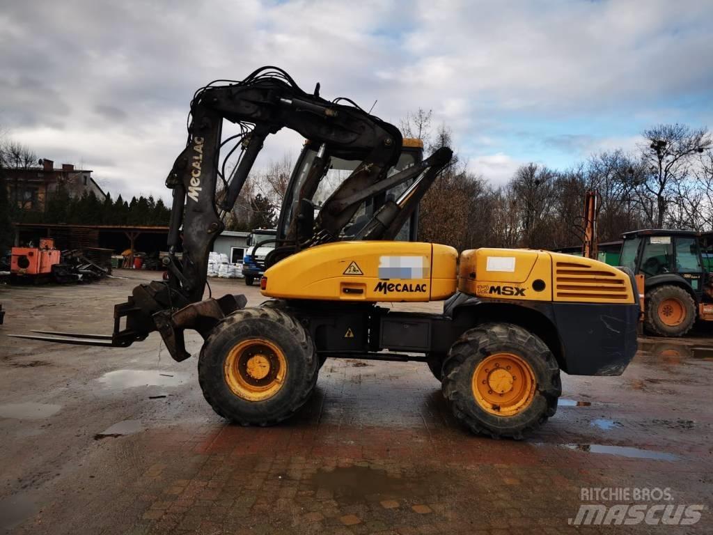 Mecalac 12 M SX Kolesové rýpadlá
