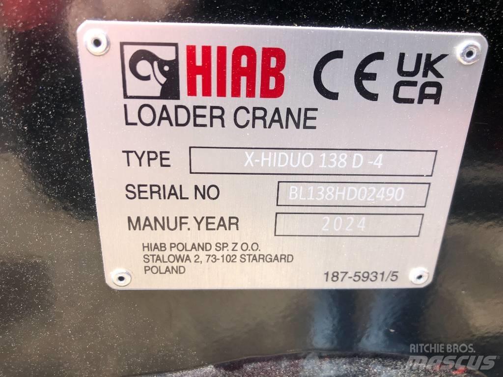 HIAB X-HiDuo 138 D-4 Nakladacie žeriavy