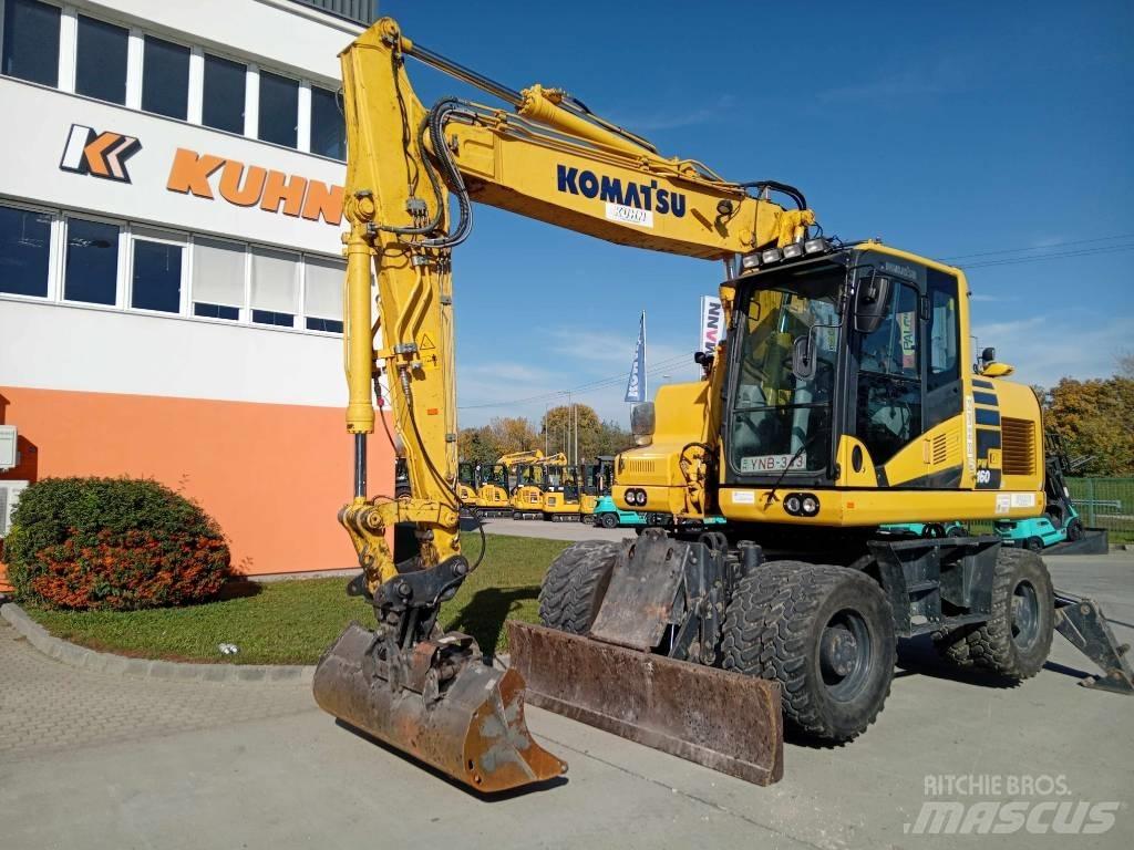 Komatsu PW 160-11 Kolesové rýpadlá
