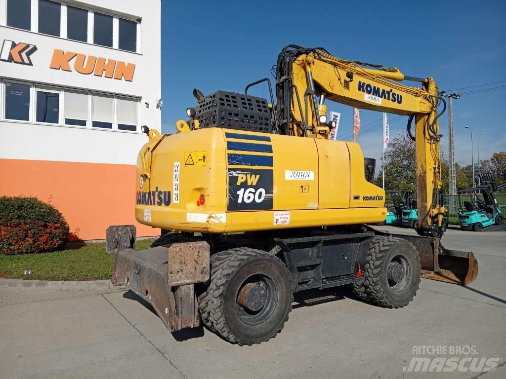 Komatsu PW 160-11 Kolesové rýpadlá