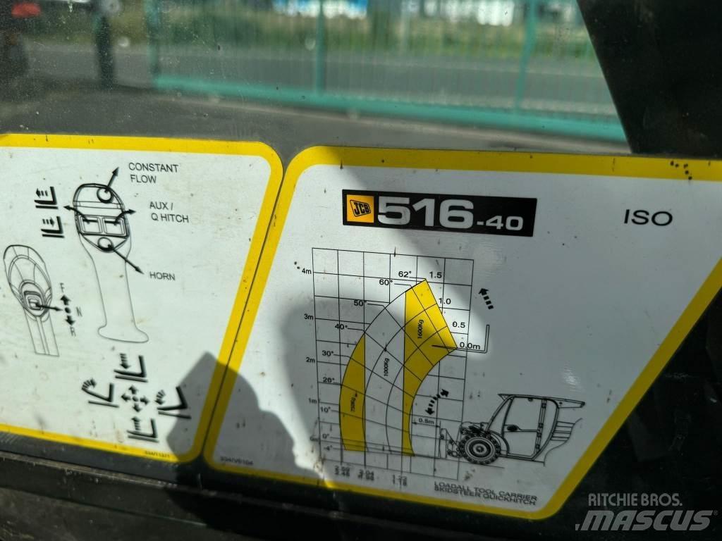 JCB 516 40 COMPACT Teleskopické nakladače pre poľnohospodárstvo