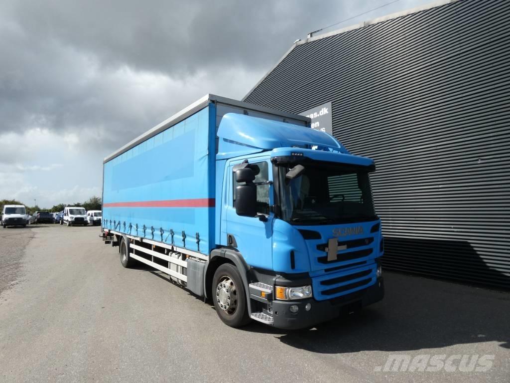 Scania P 250 Nákladné vozidlá s bočnou zhrnovacou plachtou
