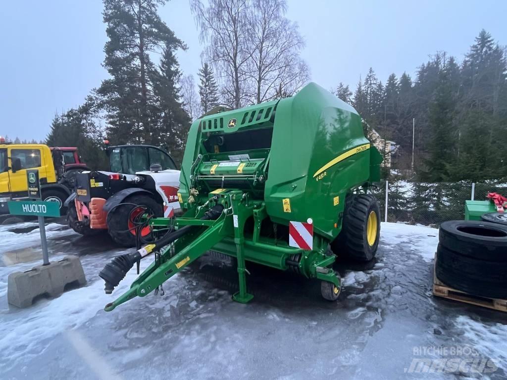 John Deere V451R Lisy na okrúhle balíky