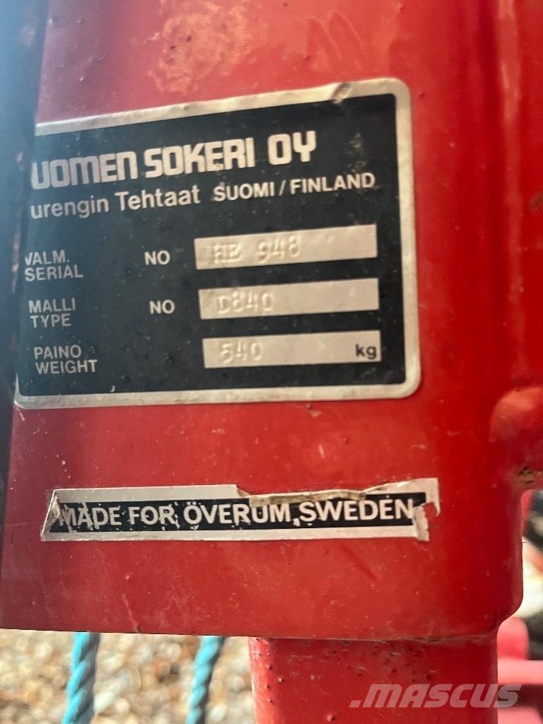 Överum D840 Mechanické sejačky