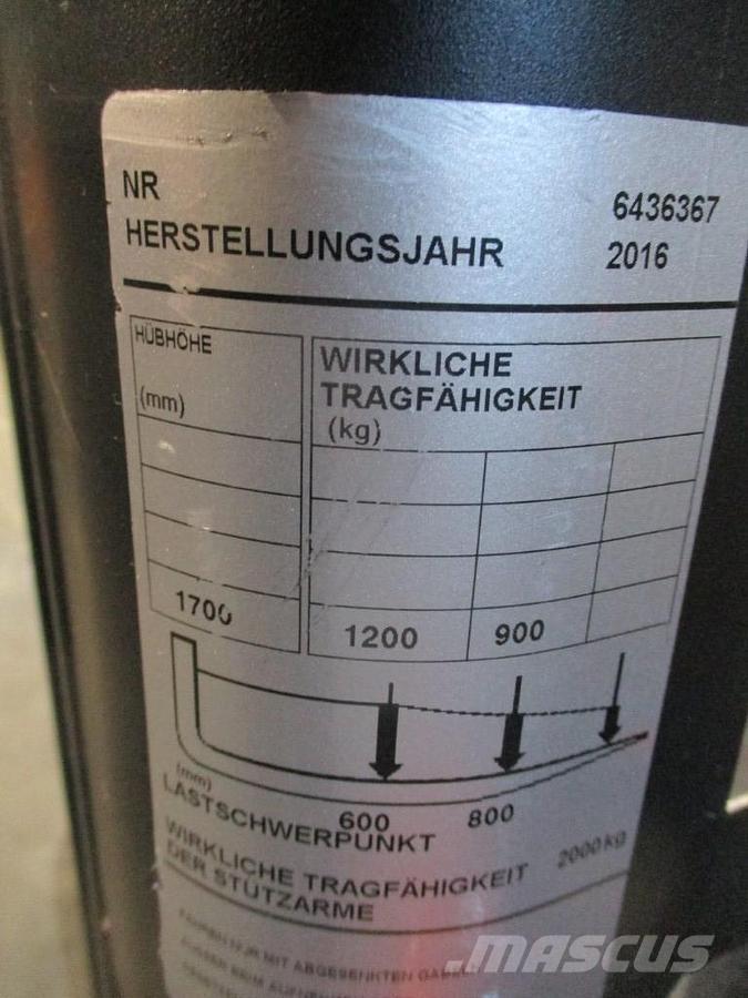 BT SWE 200D Ručne vedené vysokozdvižné vozíky