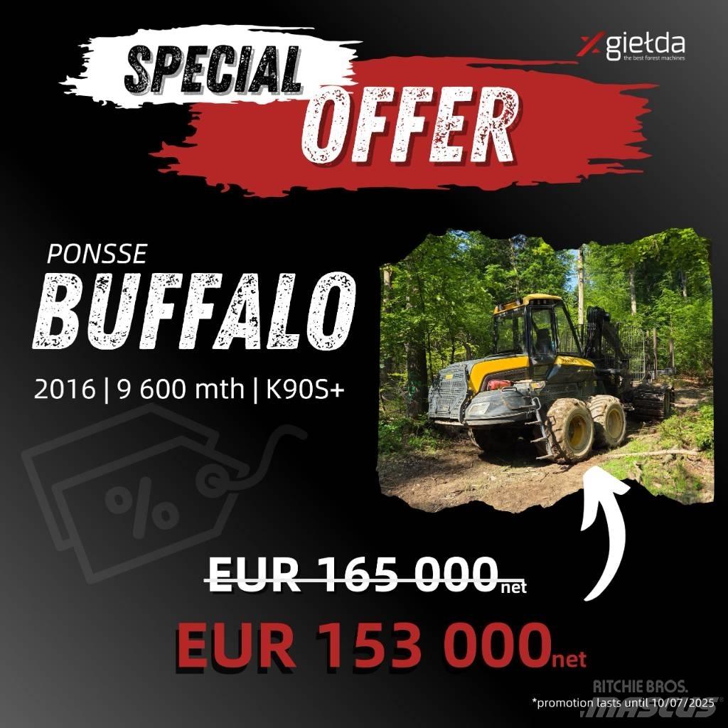 Ponsse Buffalo Lesné traktory