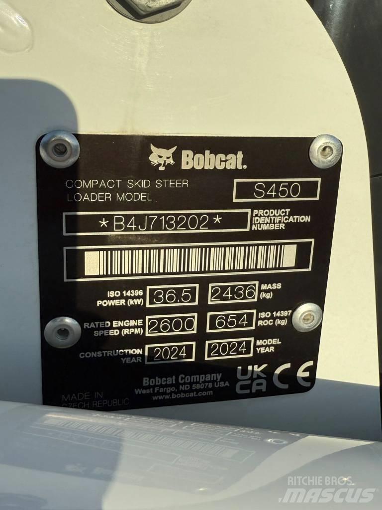 Bobcat S 450 Šmykom riadené nakladače