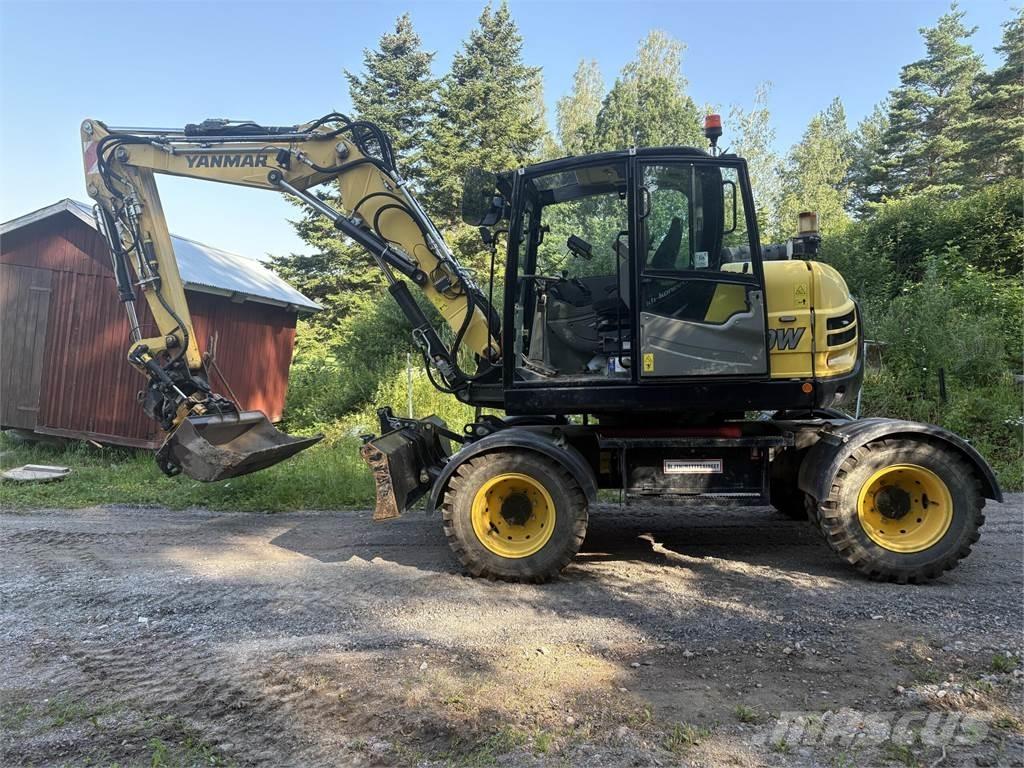 Yanmar B110W Kolesové rýpadlá