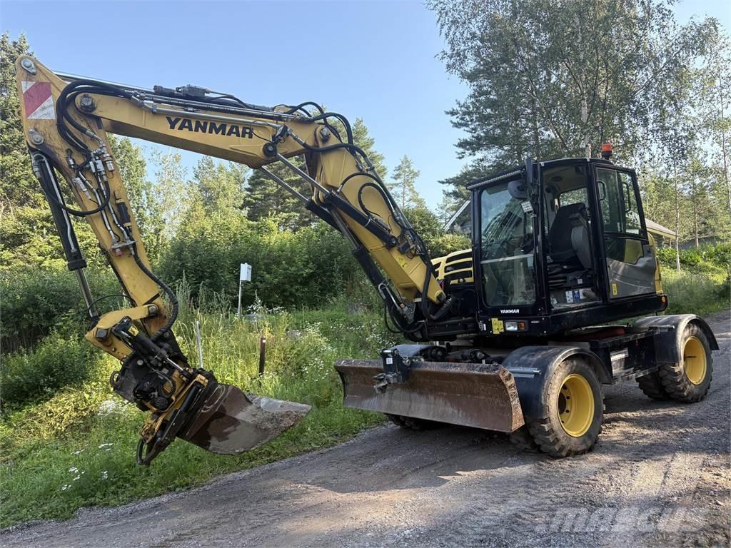 Yanmar B110W Kolesové rýpadlá