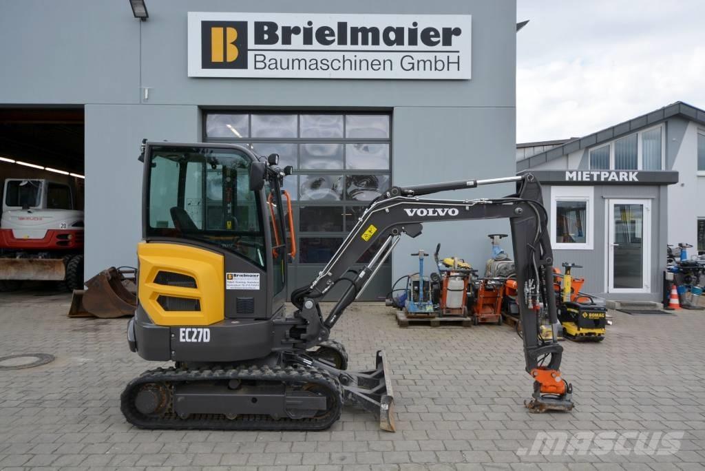 Volvo EC 27 D Mini rýpadlá < 7t