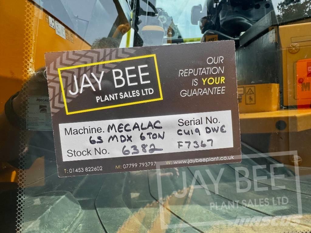 Mecalac 6 MDX Stavebné sklápače