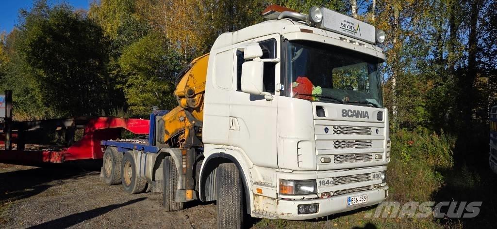 Scania R 144 G Autožeriavy, hydraulické ruky