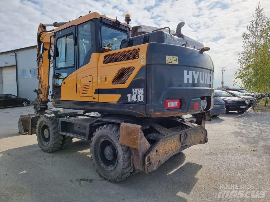 Hyundai HW 140 Kolesové rýpadlá