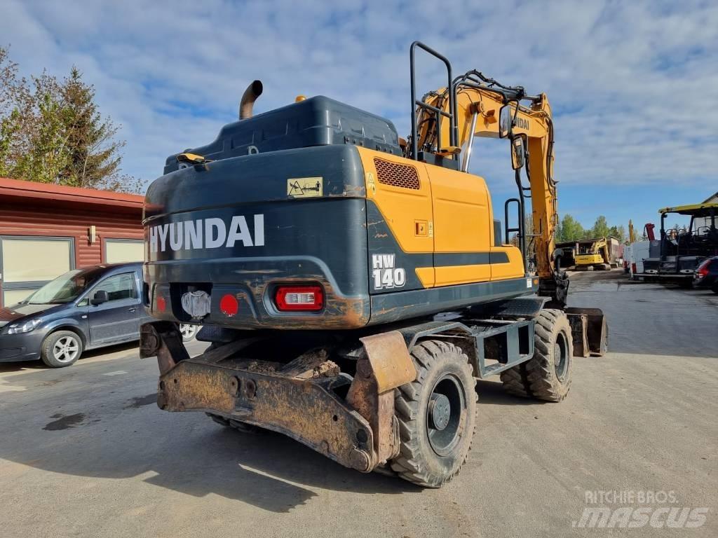 Hyundai HW 140 Kolesové rýpadlá