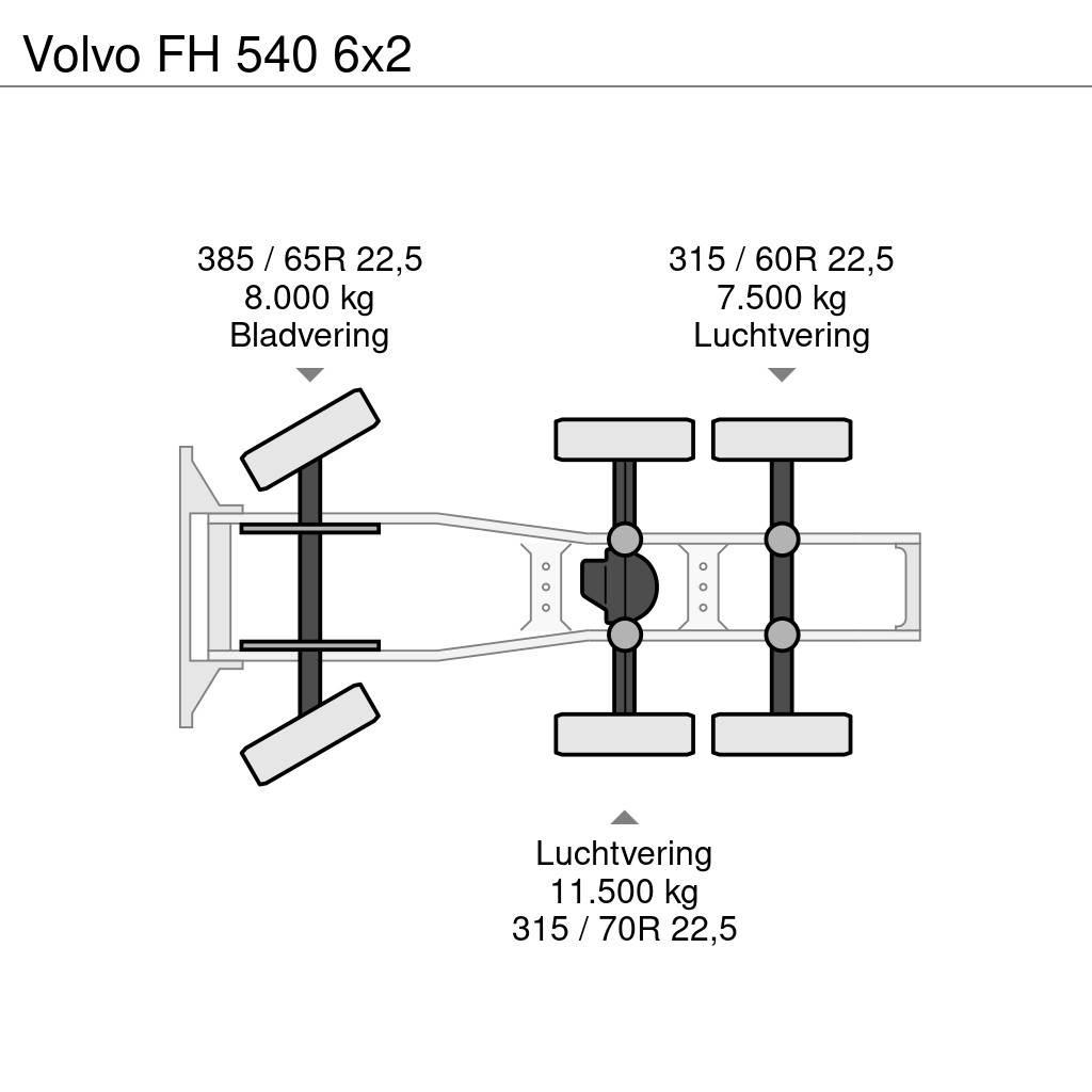 Volvo FH 540 6x2 Ťahače