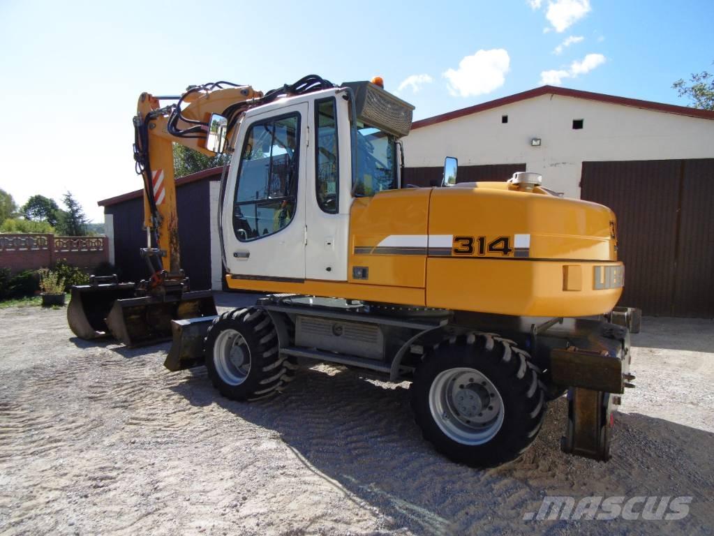 Liebherr A314 Kolesové rýpadlá