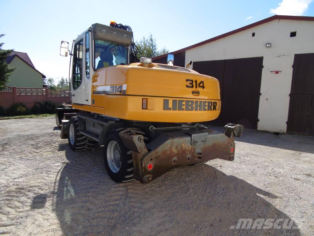 Liebherr A314 Kolesové rýpadlá