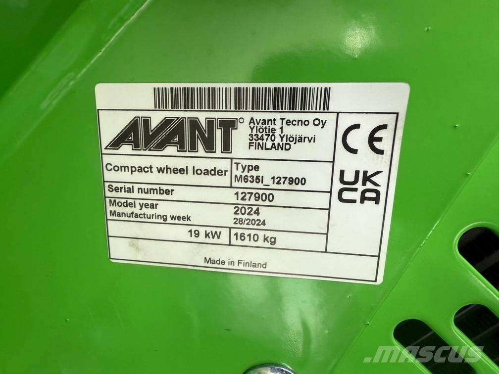 Avant 635 Viacúčelové nakladače